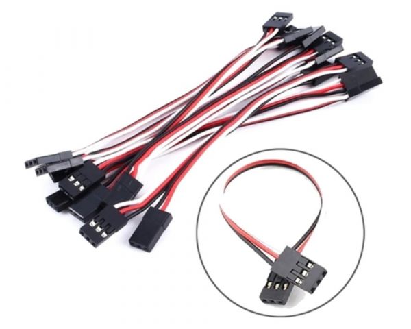 Подовжувач Futaba 22AWG Male - Male 10 см для сервоприводів AMS-2022-6-FUTJ Китай