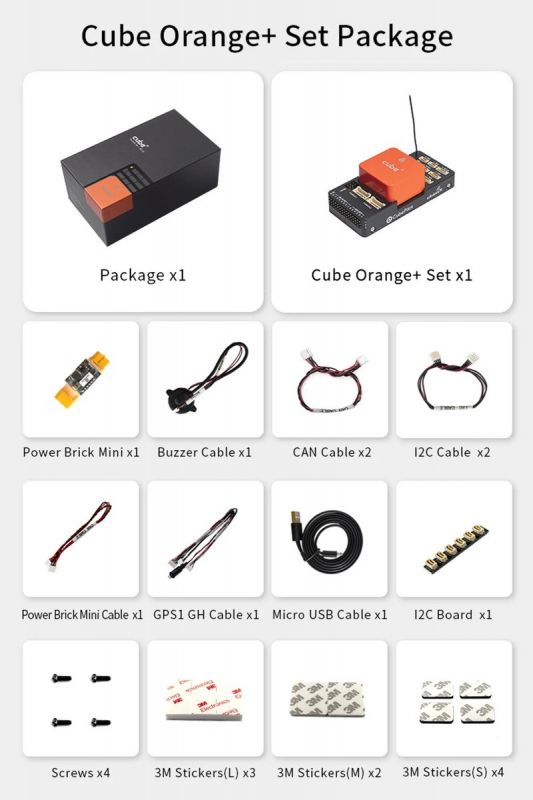 Польотний контролер PixHawk Cube Orange Standard Set + ADS-B CubePilot