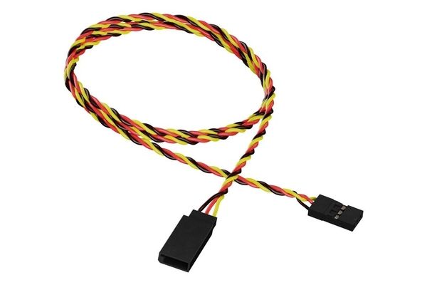 Подовжувач 22AWG 45 см для сервоприводів JR скручений AMS-2004-8 AMASS