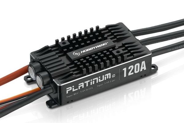 Регулятор двигуна ESC 3-6S Platinum V4 120A HobbyWing