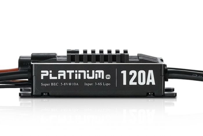Регулятор двигуна ESC 3-6S Platinum V4 120A HobbyWing