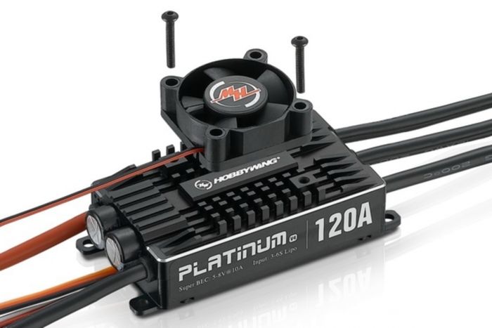 Регулятор двигуна ESC 3-6S Platinum V4 120A HobbyWing