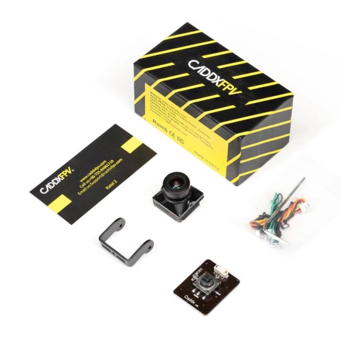 Камера 1200TVL Micro 1/1.8" CMOS Starlight HDR 2.1мм Ratel 2 V2 Caddx