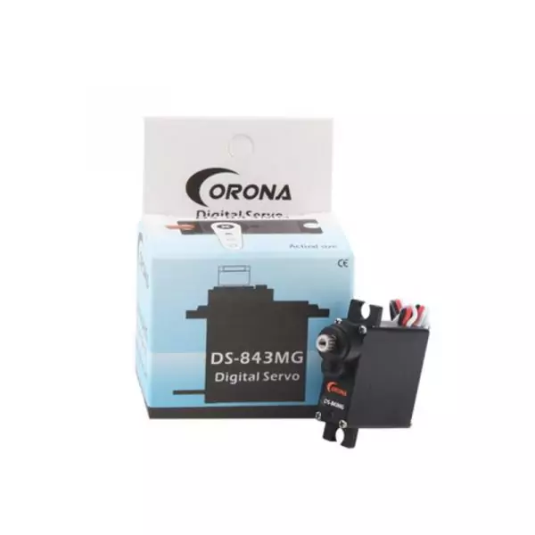 Сервопривод цифровий мікро 8.5г 4.8кг/0.10сек/6.0В 23x9x23мм 25T DS843MG Corona