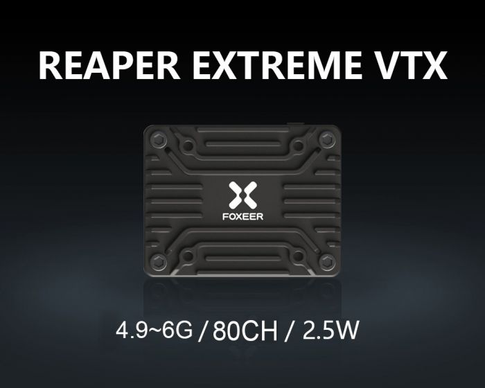 Відеопередавач VTX 4.9-6GHz 2.5W 80СН Reaper Extreme V3 Foxeer