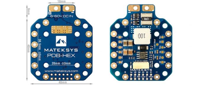 Плата розподілу живлення PDB-HEX 12S Matek