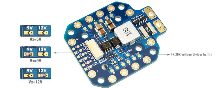 Плата розподілу живлення PDB-HEX 12S Matek