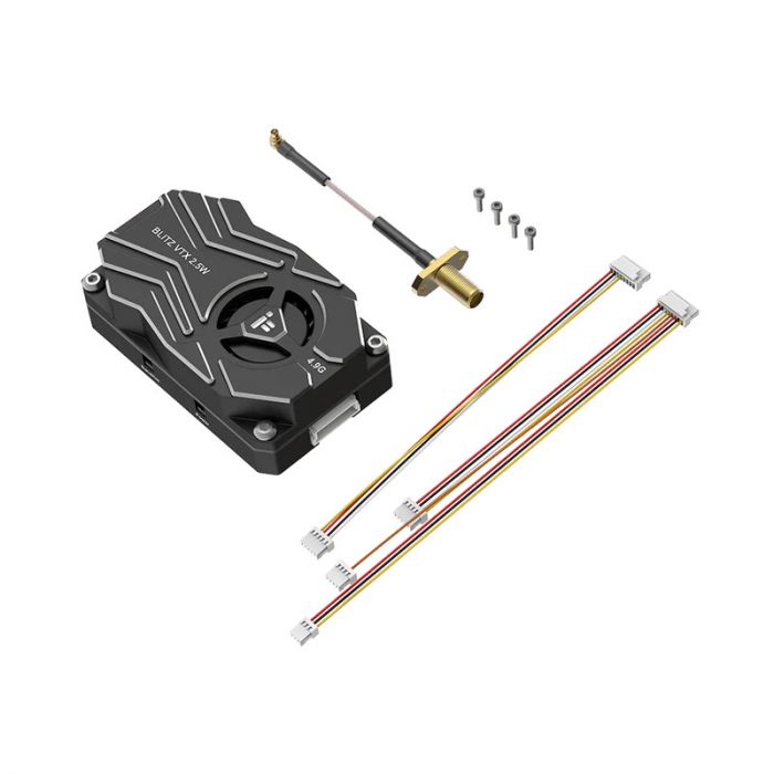 Відеопередавач VTX BLITZ Whoop 4.9GHz 2.5W 8CH + антена Foxeer Lollipop 3 4.9G RHCP 150мм SMA iFlight