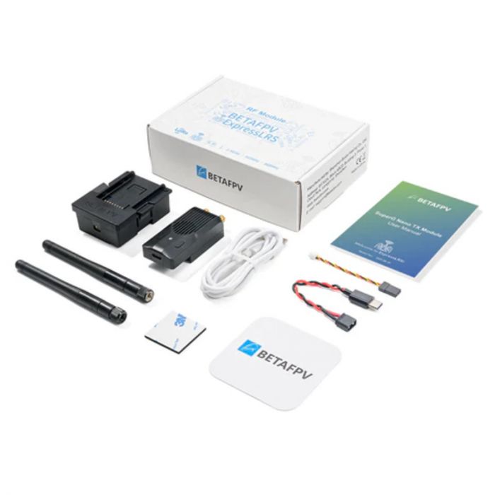 Зовнішній модуль TX ELRS 2.4GHz 2 x 1W SuperG Nano Black BetaFPV