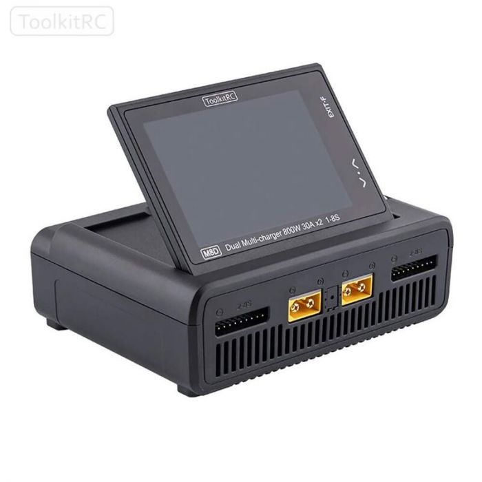 Багатофункціональний зарядний пристрій 1600 Вт(2 x 800 Вт) 50А DC 10-49V 1-8S M8D ToolkitRC
