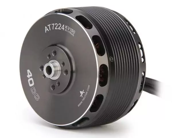 Двигун безколекторний електричний 4800W 10-12S 40CC (тяга 18 кг) AT7224 160KV T-Motor