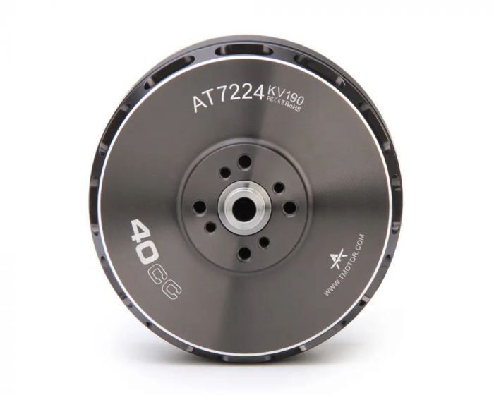 Двигун безколекторний електричний 4800W 10-12S 40CC (тяга 18 кг) AT7224 160KV T-Motor