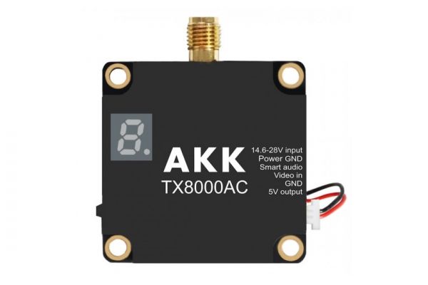 Відеопередавач AKK TX8000 AC 4.9-6.0GHz 8W (96 каналів)