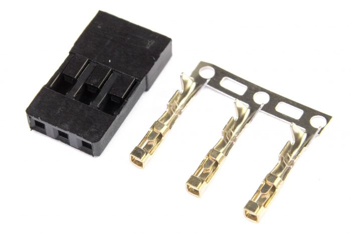 Конектори AMASS для сервоприводів JR Male позолочені 10 шт.