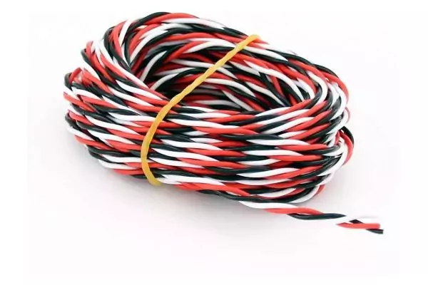 Сервопровід QJ 26 AWG скручений (Futaba), 1 метр