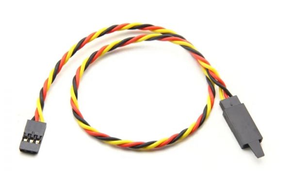 50 шт - Подовжувач 22AWG для сервоприводів Futaba скручений (90 см)