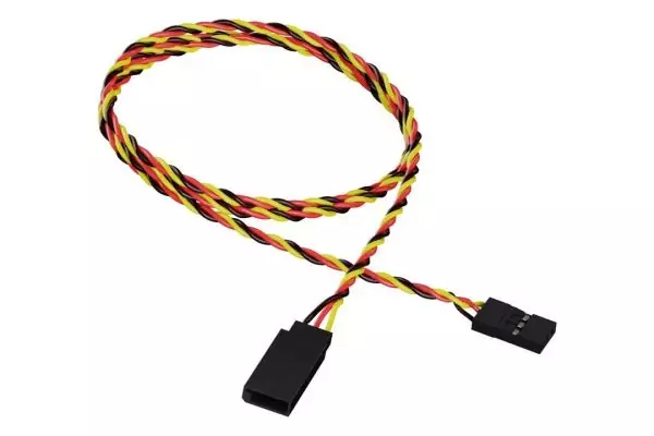 50 шт - Подовжувач 22AWG для сервоприводів JR скручений (45 см)
