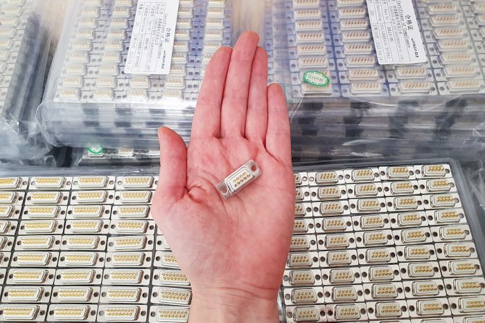 Конектор DB9 2u Gold RS232 COM-порт Male