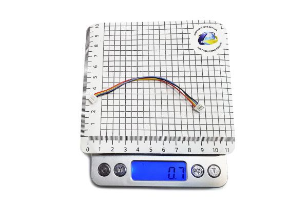 50 шт - Кабель силіконовий Micro JST-GH F 4 pin - Micro JST-GH F 4 pin (95 мм)