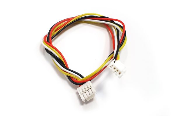 Кабель силіконовий Micro JST GH F 4 pin - Micro JST GH F 4 pin 30AWG (200 мм)