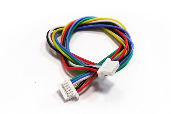 50 шт - Кабель силіконовий Micro JST SH 1.0 F 6 pin - Micro JST SH 1.0 F 6 pin 30AWG (200 мм)