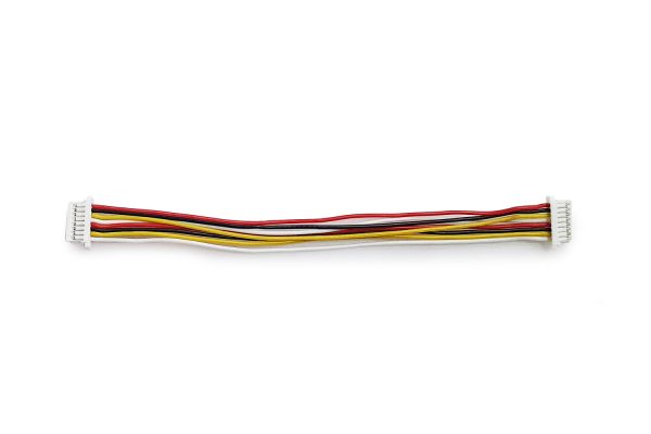 Кабель силіконовий Micro JST SH1.0 F 8pin - Micro JST SH1.0 F 8pin 32AWG (100 мм)