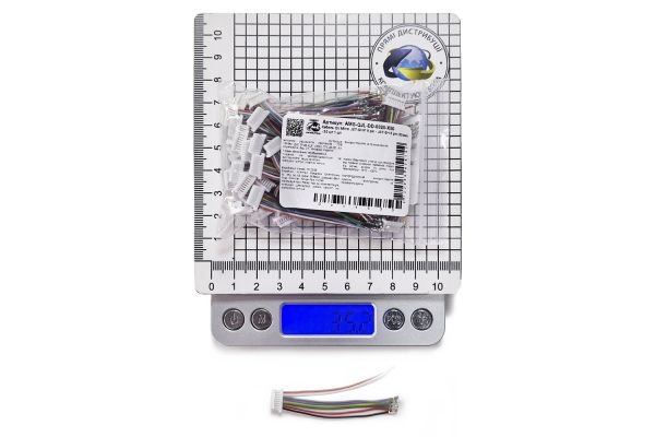 50 шт - Кабель силіконовий Micro JST-SH F 8 pin - контакти JST-SH 8 pin (50 мм)