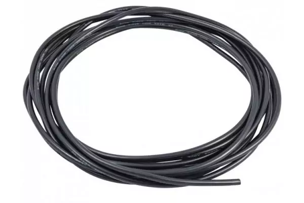 Провід силіконовий QJ 12 AWG (чорний), 1 метр