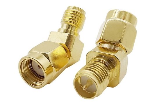 Перехідник кутовий 135/45° для FPV та радіообладнання (RP-SMA F - RP-SMA M)