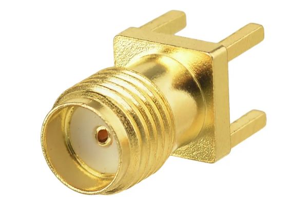 50 шт - Роз'єм для FPV та радіообладнання (SMA F прямий на плату)