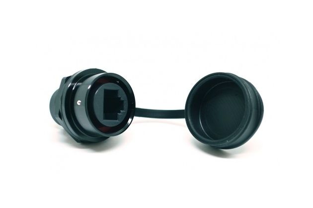 Конектор WEIPU SA2412-SRJ45 LAN IP67 Конектор WEIPU SA2412-SRJ45 LAN IP67