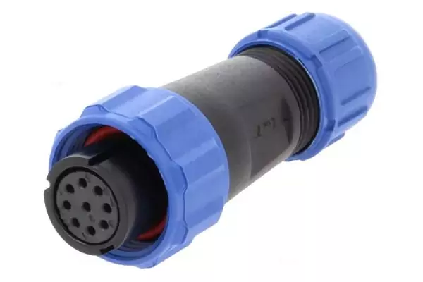 Конектор WEIPU SP1310/S9 9pin мама IP68
