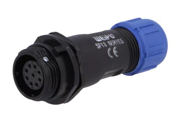 50 шт - Конектори WEIPU SP1311C/S9 9pin мама IP68