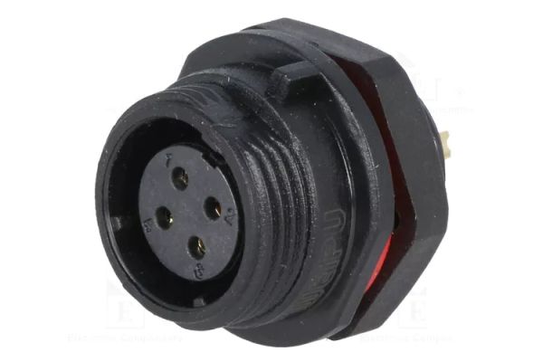 50 шт - Конектори WEIPU SP1312/S4 4pin мама IP68