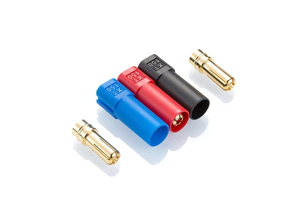 50 шт - Конектори AMASS XT150 Male (чорний, червоний, синій)