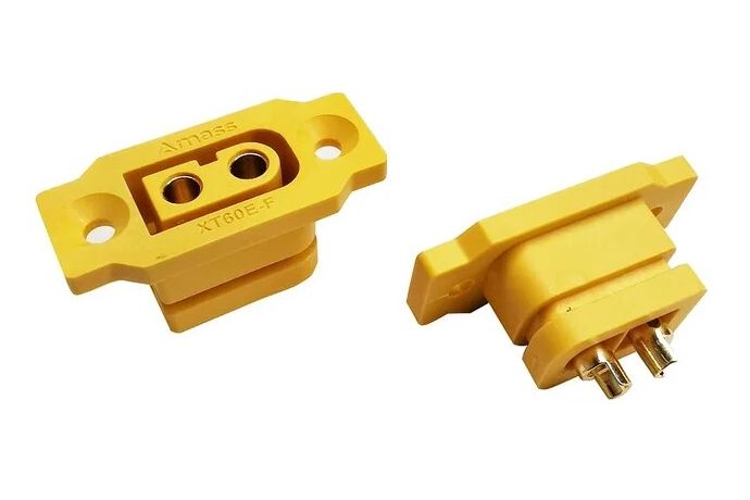Конектор AMASS XT60E Female з кришечкою та гвинтами