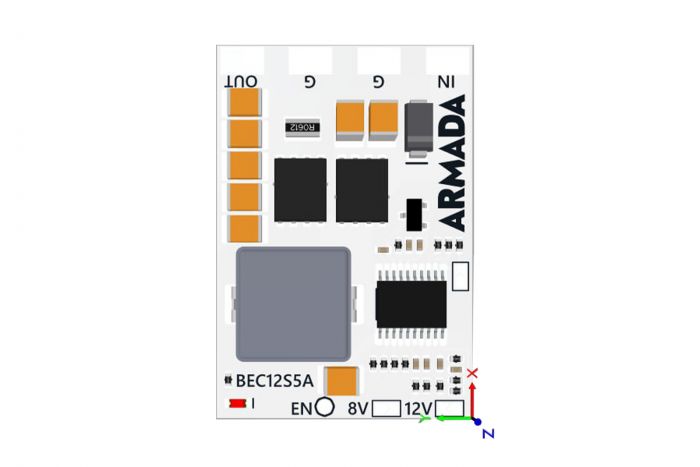 Регулятор живлення ARMADA BEC 12S 6-55V - 5V/8V/12V 5A