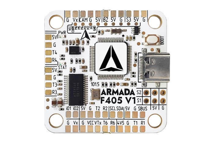 Політний стек до квадрокоптера ARMADA F405 V1 65A AM32 3-6s