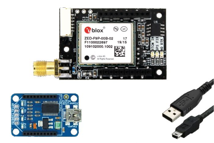 Модуль GPS RTK ArduSimple SimpleRTK2B Lite ZED-F9P