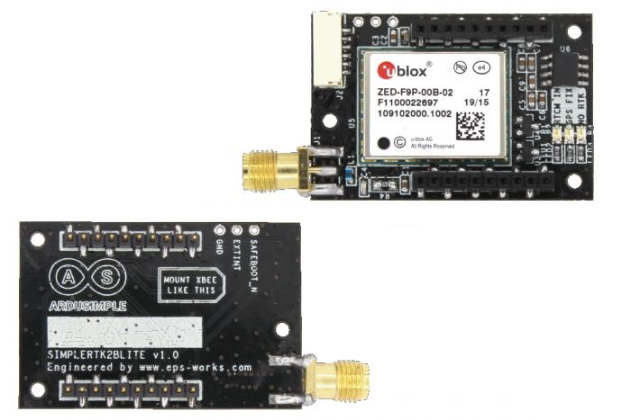 Модуль GPS RTK ArduSimple SimpleRTK2B Lite ZED-F9P