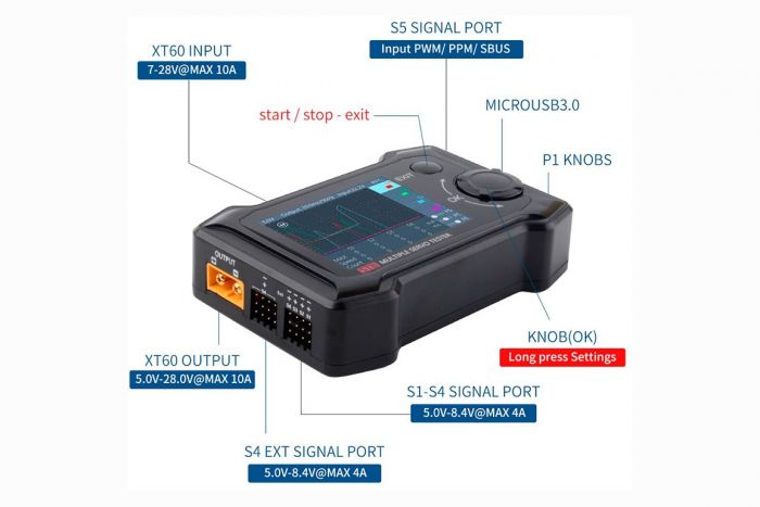 Сервотестер ToolkitRC ST8