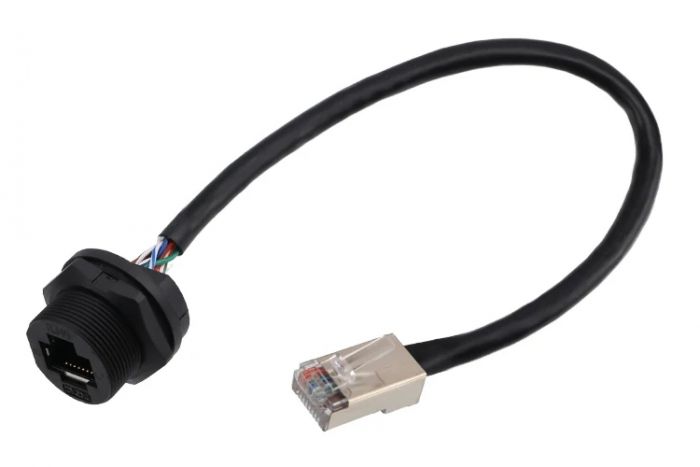 Конектор CAZN RJ45-TF1-F/RJ45-M-0.3M