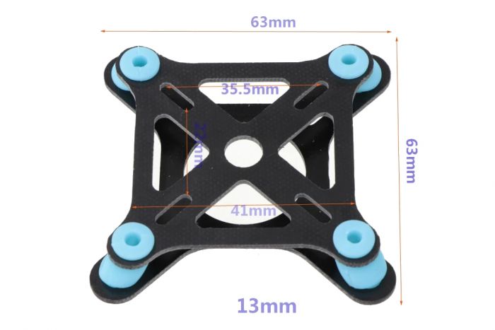 Амортизуюче кріплення для польотних контролерів CC3D, Naze32, MiniAPM