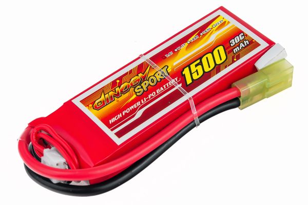 Акумулятор для радіокерованої моделі Dinogy Li-Pol 1500 мАг 7.4 В 90x30x14 мм Mini Tamiya 30C