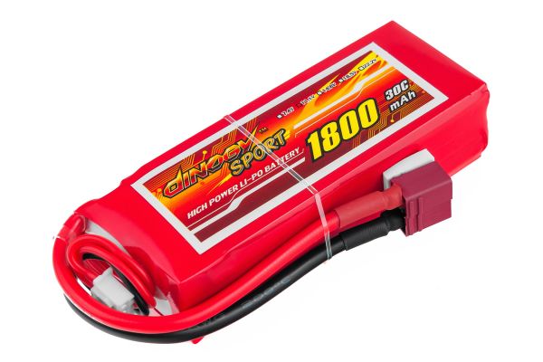 Акумулятор для радіокерованої моделі Dinogy Li-Pol 1800 мАг 11.1 В 84x35x24 мм T-Plug 30C