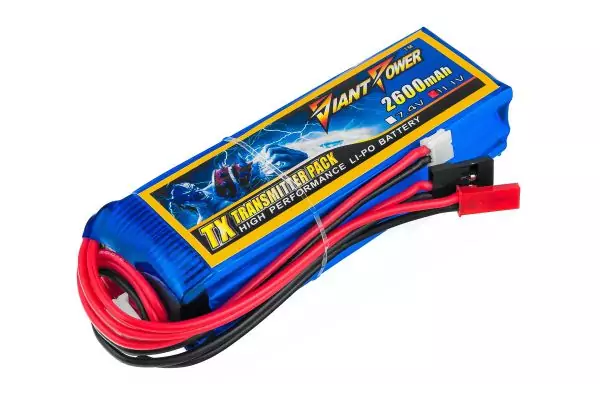Акумулятор для передавачів Giant Power (Dinogy) Li-Pol 2600 мАг 11.1 В 97x31x25 мм Futaba+JST 3C