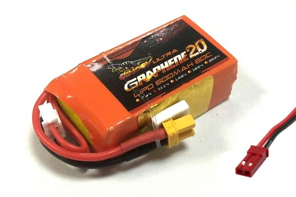 Акумулятор для радіокерованої моделі Dinogy G2.0 Li-Pol 600 мАг 11.1 В 3S JST 80C