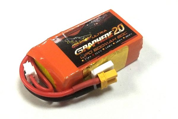 Акумулятор для радіокерованої моделі Dinogy G2.0 Li-Pol 600 мАг 11.1 В 3S XT30 80C