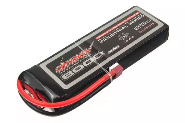Акумулятор для радіокерованої моделі Dinogy Li-Pol 8000 мАг 11.1 В 25x60x175 мм T-Plug 25C