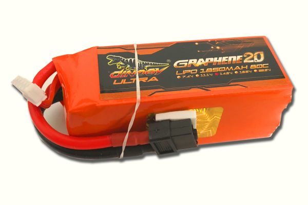 Акумулятор для квадрокоптера Dinogy ULTRA G2.0 Li-Pol 1850 мАг 14.8 В 96x34,5x34,5 мм XT60 80C